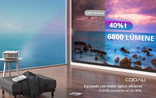 COOAU-Proyector-1080P-Nativo-Full-HD-8000-Lumenes-Proyector-Portatil-300-Duplicar-Pantalla-1080p-Nativo-Mini-Proyector-Inalambrico-Cine-en-Casa-para-HDMIUSBVGAAV