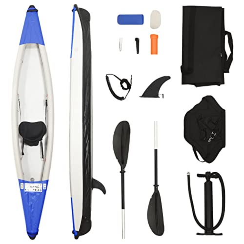 Furniture select-Kayak hinchable azul 375x72x31 cm poliéster