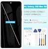 Pantalla OLED para Samsung Galaxy S20 Ultra 5G de repuesto para Samsung G988U G988A G988W 6.8" LCD Display Digitizer Touch Screen Full Assembly con marco (negro) 4