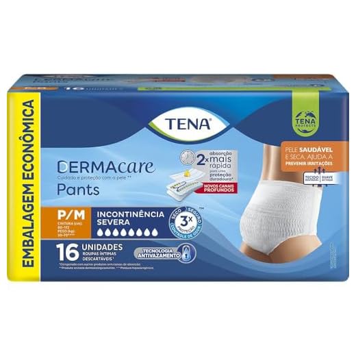 Roupa Íntima Tena Pants Dermacare G/EG 16 Unidades