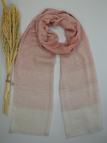 MutluHan Shawl Luxury and Comfortable Women's Shawl for Gifts and Special Occasions, Suitable for Casual and Workplace (Business Casual, Night, Casual), Orange, 192cm*70cm2