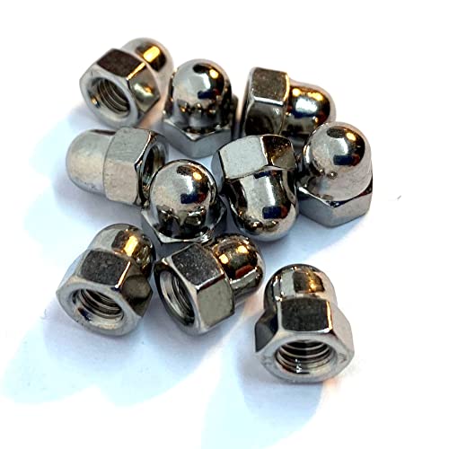 M5 Dome Nut DIN1587, A4 (316) Stainless Steel (Pack of 10), M5(A4), Pk10 - Image 3