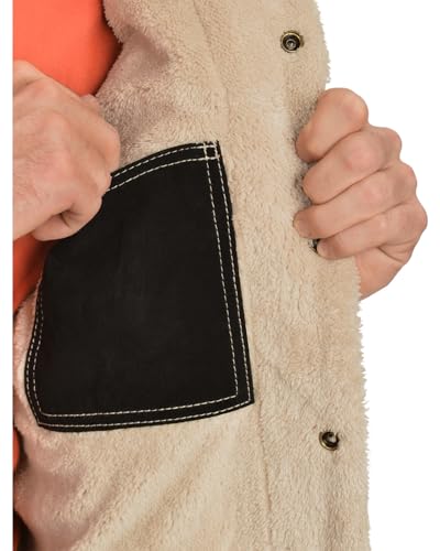 Image of Scully Men's Men'S Sherpa Lined Boar Suede Jacket Black Medium