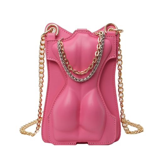 Sac à bandoulière avec chaîne métallique, le mini sac carré Morain au design géométrique