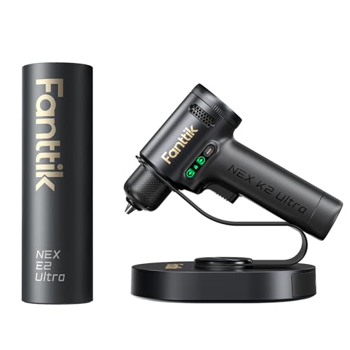 Fanttik K2 Ultra 7.4V Power Drill & E2 Ultra 3.7V Mini Electric Screwdriver-Grey