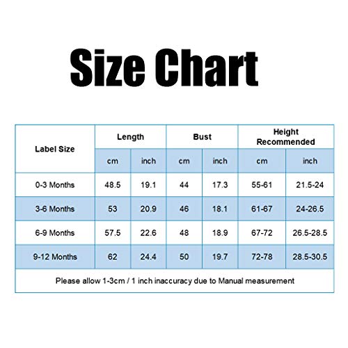 Baby Rompers 3-Pack, Lange Mouwen Rompertjes Jongens Meisjes Met Voeten Nachtpak Katoen Baby Onesie Kleding voor 0-12… - Image 6