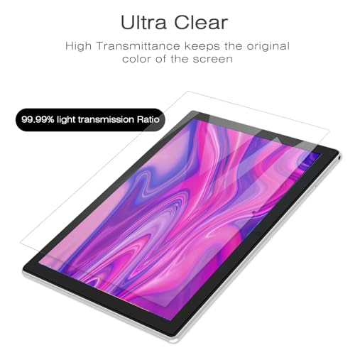 Image of plimpton Screen Protector for PlimPad P2, 10 inch Tempered Glass Film 9H Hardness, 10.1 inch LCD Protection, Anti-Scratch, Anti-Fingerprint, Easy to Install (2 Pack)