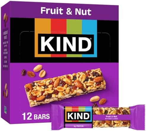 KIND KIND Bars, Fruit & Nut, Fruit & Nut, 12 Count (Pack of 12)