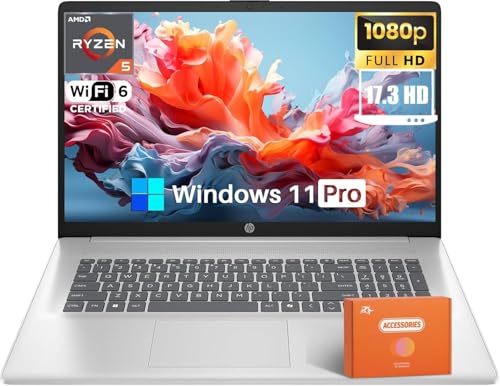 Laptop HP de 17.3 pulgadas con Ryzen 5 y 32GB RAM