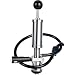 YaeBrew US Sankey D-System Beer Party Pump 4" - Draft Beer Keg Tap Party Stainless Steel Chrome Pump for Keg Parties (4 Inch)