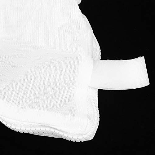Caredy Sacos de limpeza de piscina, 2 peças de saco de filtro de limpeza de piscina branco limpador