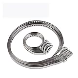 CHENGHAO in Stock 10/20Pcs Universal Adjustable AXLE CV Joint Boot Crimp Clamp Kit 31-41mm 70-125mm 5/10 Small +5/10 Big (Color : 10 Small 10 Big)