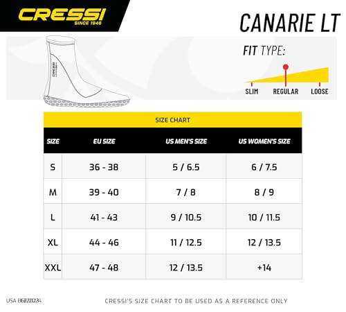 Calcetines de neopreno para bucear Cressi Canarie LT y proteger tus pies del frío marino 5