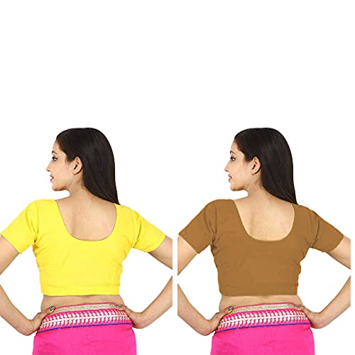 Image of Namita Women's Rubia Cotton Solid Half Sleeve Blouse