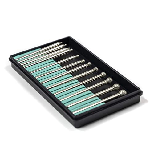 Set de Fresas Diamante Bola 12 piezas 150 Grit miniatura 6