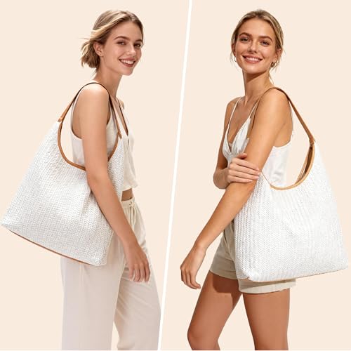 Bolso Tote Tejido Trenzado Para Mujer miniatura 2