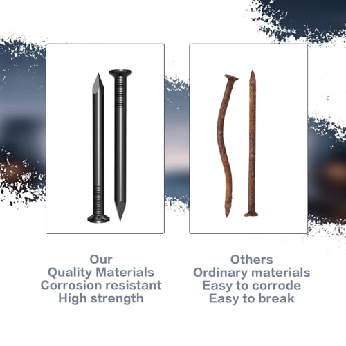 80 Stück Nägel 30mm Stahlnägel Beton für Bilder Nagel Kleine Nägel Wand für Betonwände Betonnägel Bilderrahmen Nagel Holzarbeiten Ziegelstein Nägel Bilder Aufhängen Holznägel Wandnägel für Bilder