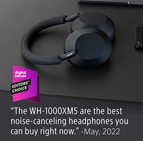 Sony WH-1000XM5 Noise Cancelling Headphones (Midnight Blue) — view 15