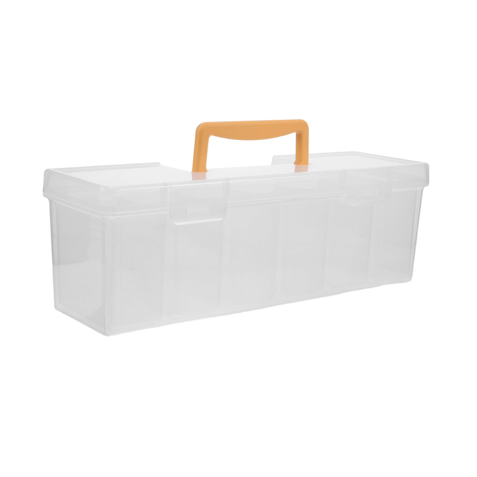 Caja organizadora de semillas y maletín de plástico con asa para tardes de siembra en familia