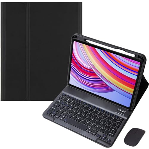 EHLCYS Funda Teclado para Xiaomi Redmi Pad Pro 12,1 Pulgadas 2024, Español Ñ Teclado, con Ratón...