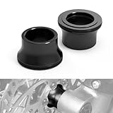 NICECNC Front Wheel Hub Spacer Bushing Collars O-Ring Compatible with Surron Light bee X/S/ L1E CNC Aluminum Front Wheel Spacer Kit Compatible with Segway X160 X260, Black
