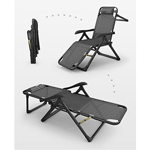 Cadeira de praia ao ar livre cadeira dobrável ajustável reclinável grande, com apoio de braço de tra