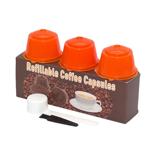 3パックウォッシャブルフィルターカップコーヒーポッド再利用可能なフィルターカップマシンのテクスチャコーヒーメーカー