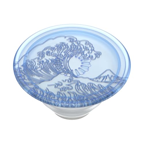 Image of ​​​​PopSockets Phone Grip with Expanding Kickstand, Adhesive Grip - Translucent Ocean