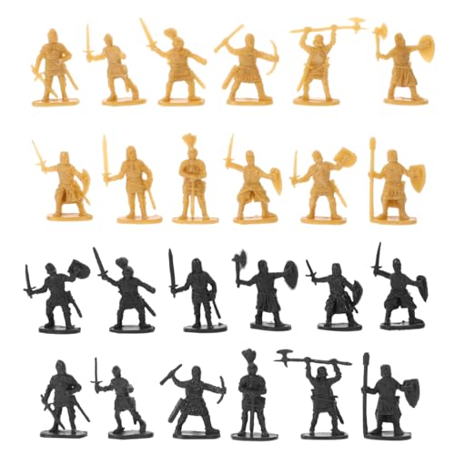 SUPVOX 200 Mini Figuras De Soldados De Juguete Medievales En Plástico Modelos Compactos para Decoración Colección Y Juegos De Estrategia Miniaturas Detalladas para Exhibición