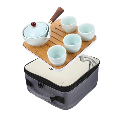 Ensemble de théière avec 4 tasses et bouilloire à thé SHOWERORO - 2
