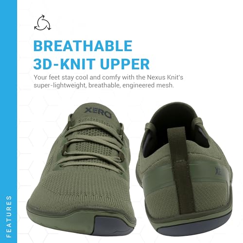 Image of Xero Shoes Men's Nexus Knit Zero Drop Workout & Lifestyle Sneaker