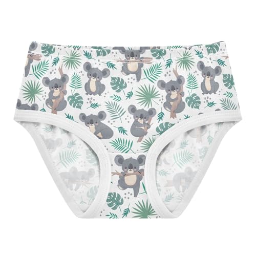 Girls' Underwear Koala Cute Cotton Stretch Comfort Toddler Panties