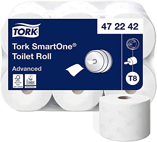 Tork SmartOne Toilettenpapier T8, 2-lagig, 6 Ă— 1.150 Blatt, 472242