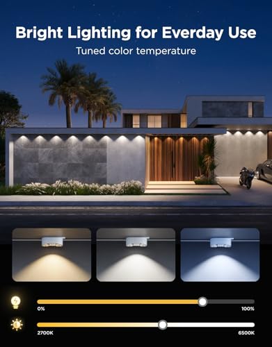 Image of Govee Permanent Outdoor Lights Prism, 100ft with 36 Triple-Color Lighting Heads, 100+ Scene Modes, Up to 60lm for Outdoor Decor, IP68 Waterproof, Works with Alexa, Google Assistant & Matter, White