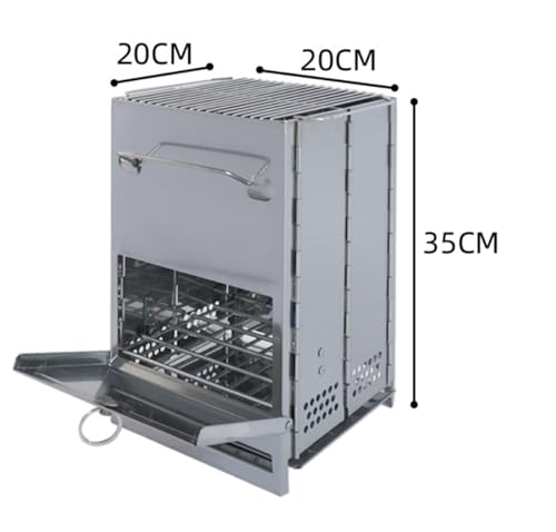 Barbecue au charbon de bois portable pour simplifier vos repas nomades