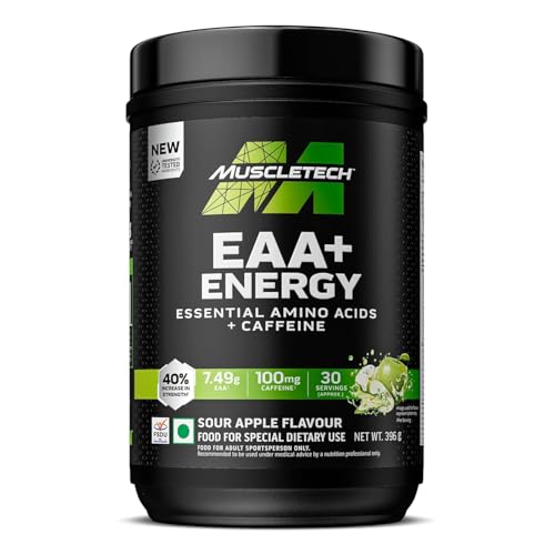 MuscleTech Eaa + Energy | Essential Amino Acids + 100Mg Caffeine ...