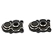 2PCS RC Front Rear Portal Axle Door Side Gear Cup Cover RC Front Rear Axle Parts for 124 FCX24 Climbing Car