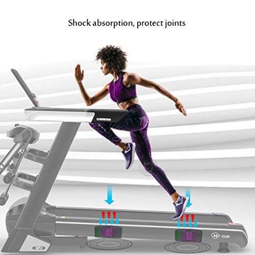 Image of Electric Treadmill for Home Gym Foldable Exercise Motorised Running Machine Equipment Noise Reduction with Auto Incline