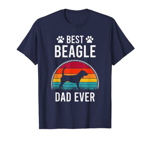 Mejor Beagle Dad Ever Dog Lover Camiseta
