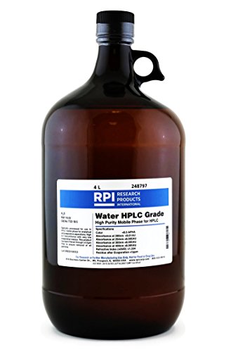 Water, HPLC Grade, 4 Liter Bottle