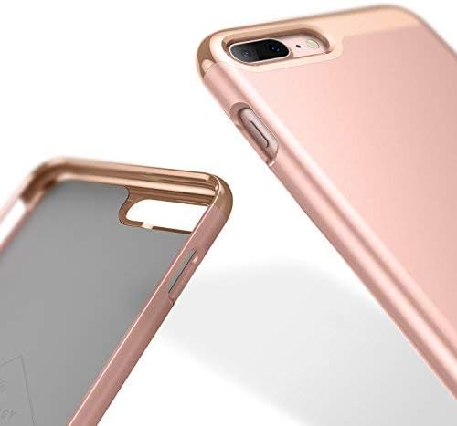 Caseology Savoy for Apple iPhone 7 Plus Case (2016) - Stylish Design - Rose Gold