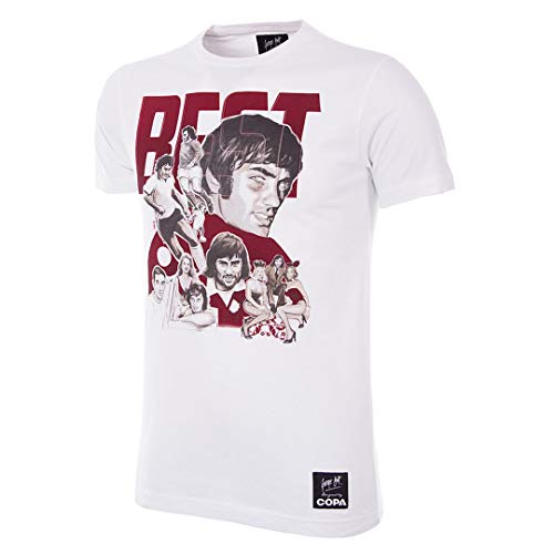Copa George Best Collage T-Shirt Girocollo da