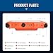PQWT L50 Underground Water Leak Detectors for Home Wall Water Pipe Detector Machine Multi Sensor Acoustic Pipeline Leakage Detection Kit Noise Reduction Headphone Smart Touchscreen Carry Case