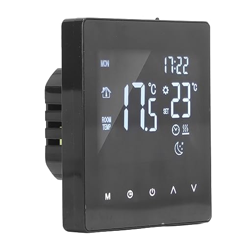 Termostato Digital, Tela Sensível Ao Toque Display LCD de Baixo Consumo Termostato AC90-240V NTC Sen