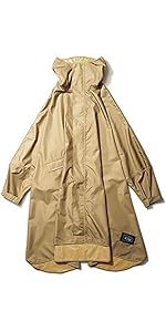 Amazon.co.jp: 【2023】KiU 豪雨対応 自転車 台風 袖付き ポンチョ は