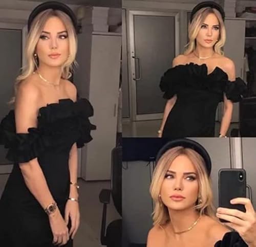 Cerchietto per Capelli Donna Bombato in Velluto