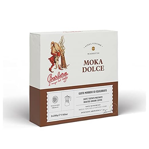 Caffè Barbera dal 1870 - Café molido -Miscela Moka Dolce - 500 gr