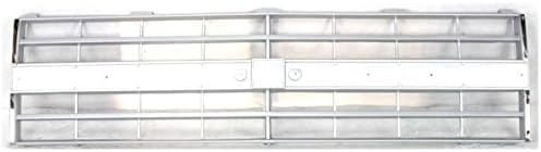 Compatible with 85-88 Chevy C/K/R/V Truck Quad Headlight Type Front Grill Grille Assembly Silver