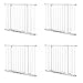 Toddleroo by North States 38.5" Wide Easy-Close Baby Gate: Sturdy Safety gate with one-Hand Operation. Pressure Mount. Fits 28-38.5" Wide. (29" Tall, Soft White)