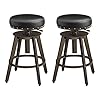 Songmicshomebarstoolssetof2steampunkcounterstoolforkitchenadjustableheightandswivelpaddedseatworkbenchstool165x193x246293inchesinkblackuljb096b01  Urban Country Home Decor Songmics home bar stools set of 2 steampunk counter stool for kitchen adjustable height and swivel padded seat workbench stool 165 x 193 x 246 293 inches ink black uljb096b01  urban country home decor
